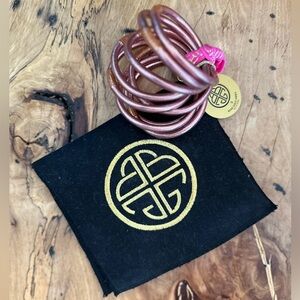 Rose Gold Budha Girl Bracelet set